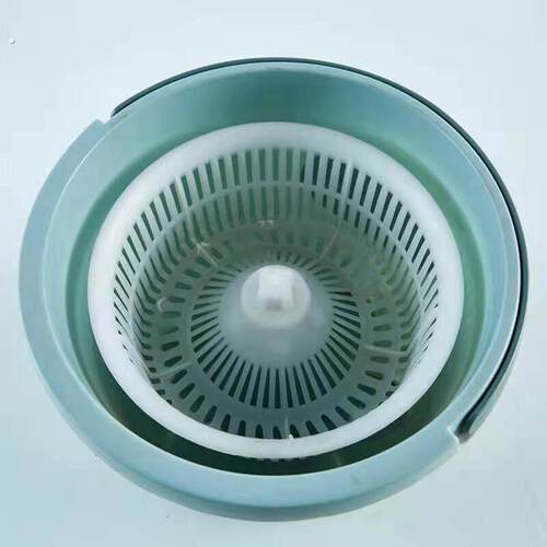 加厚拖把甩干桶 通用手压拖把 甩水桶旋转拖把桶 脱水篮单桶单筒