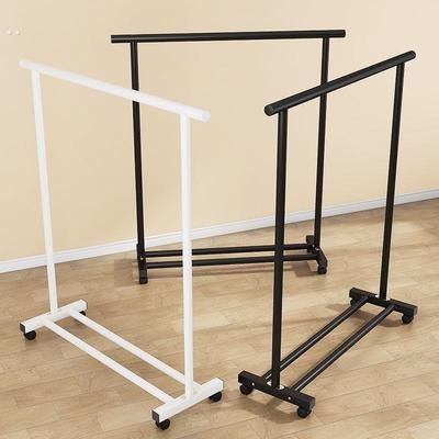 简易晾衣架落地卧室折叠家用晾衣服杆室内阳台架子凉晒挂衣架衣柜