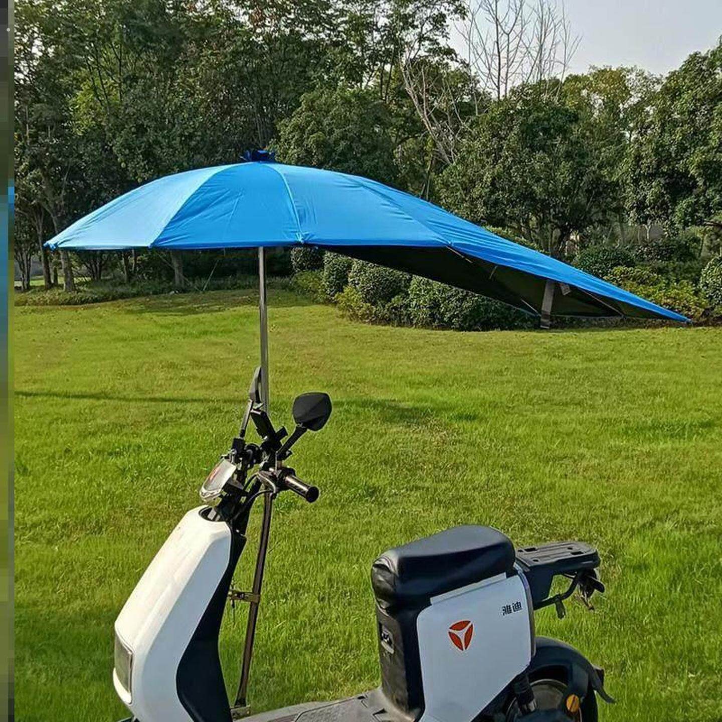 电动车专用雨伞电动车遮阳伞防晒雨棚支架外送车滑板车遮阳伞