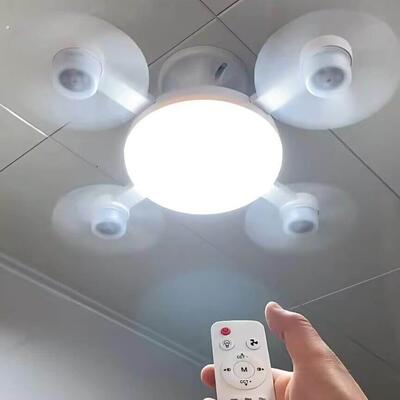 2025新款吊扇灯无人机吊扇家用客饭厅宿舍吸顶吊扇静音遥控电风扇