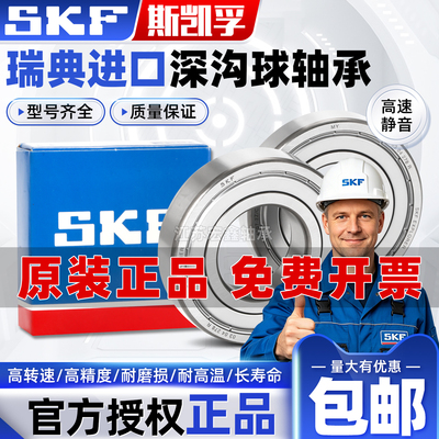 SKF进口高速轴承6007 6008 6009 6010 6011 6012 6013 2Z 2RS1/C3
