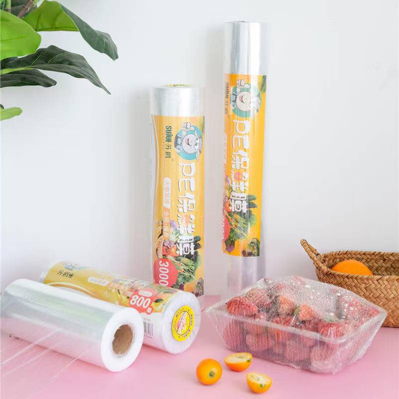大卷保鲜膜pe食品级家用经济装耐高温厨房专用脸部面膜美 容院商