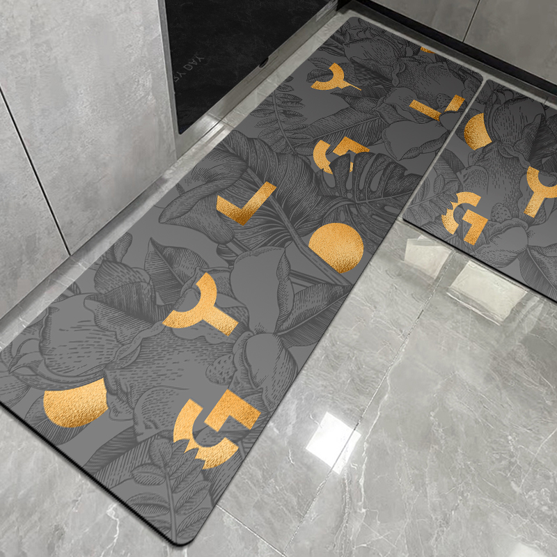 OGLY硅藻泥厨房地垫吸水吸油