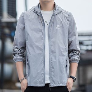 轻薄冰丝防晒衣男士夏季户外钓鱼衣服2024新款外套男款防紫外线薄