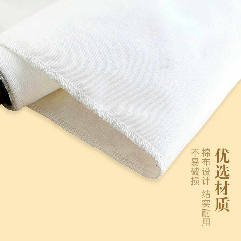 幼儿园儿童手工绘画材料空白棉麻布画轴大小号水墨挂轴 diy书法包