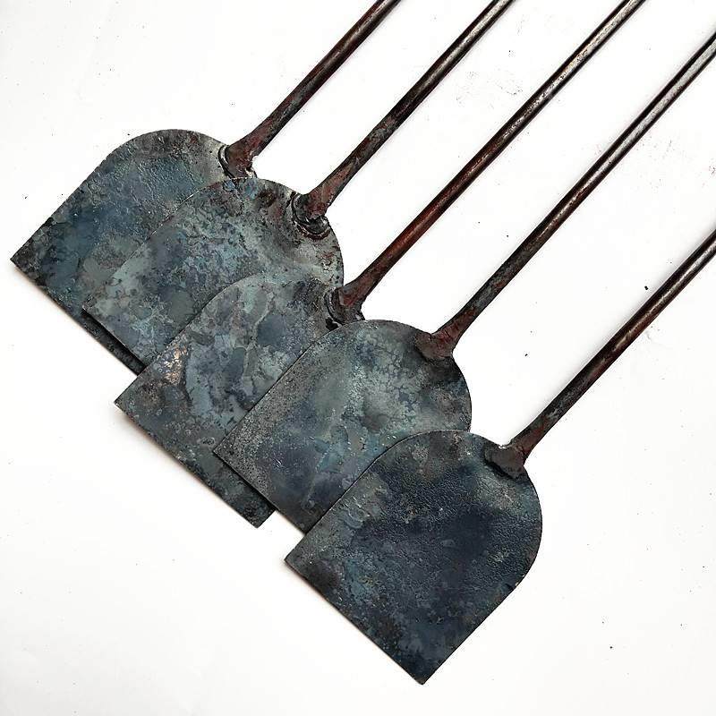 铲吊烧工具子铲子家炉用铁铲扁平头小土铲煤铲75266加厚饼煎饼灰