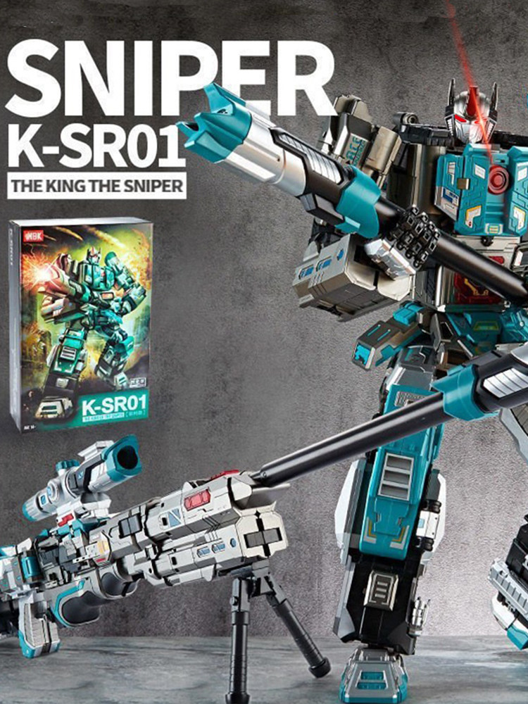 NBK 변환 로봇 킹콩 스나이퍼 건담 메카 모델 새 소년 생일 선물 하이 엔드 장난감