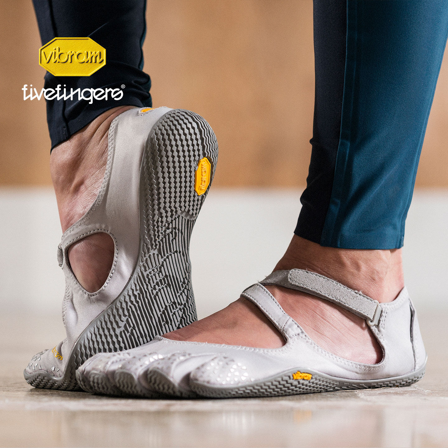 Vibram五指鞋女 室内健身运动瑜伽普拉提软底防滑舞蹈训练鞋VSOUL