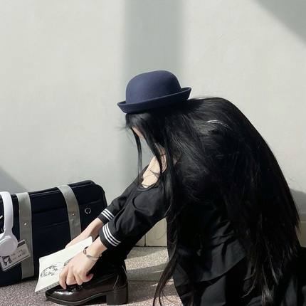 【神北JK】正统黑三本基础款jk制服套装正版水手服中间服学生校服