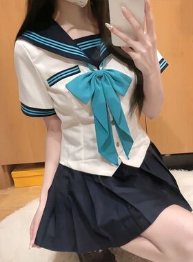 【梨音学姐】知半城正版原创日系少女jk制服校供学院风百褶裙套装