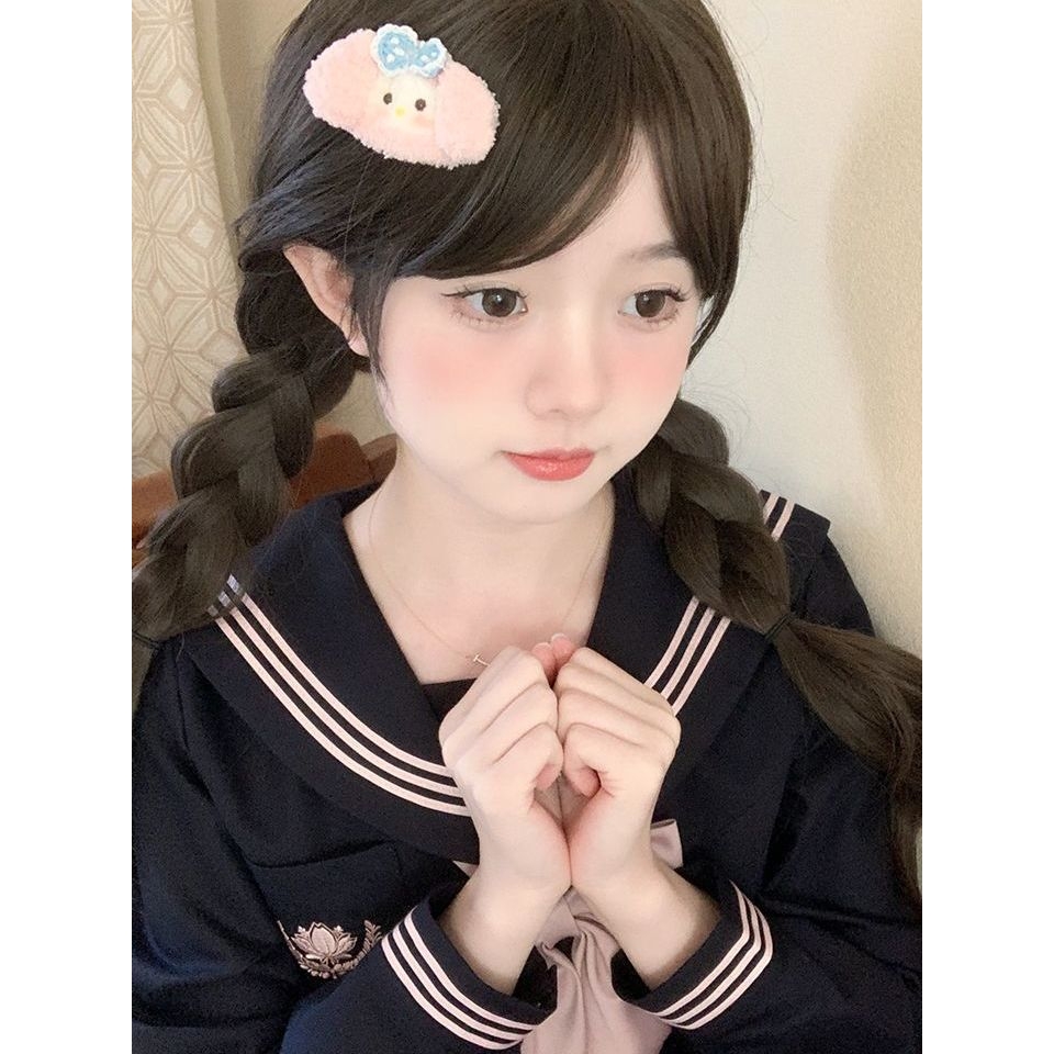 【柠萌】山川原创正版水手服套装jk制服长袖上衣校供学院风班服