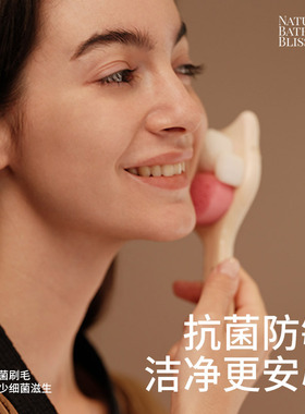 krramel可爱猫爪洗脸软毛刷子白色女士洁面刷清洁柔软起泡洁面刷