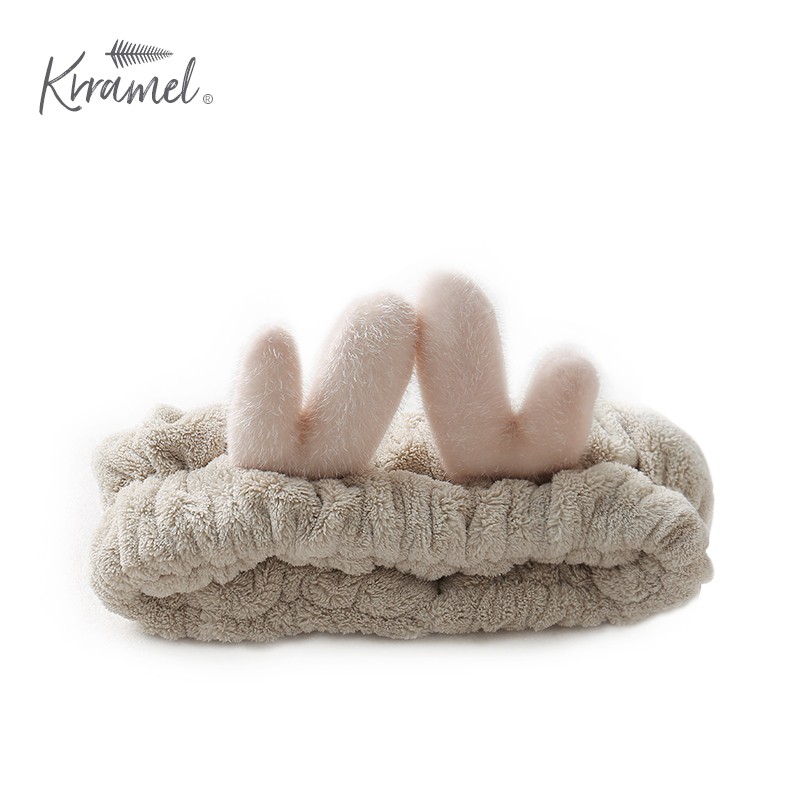 KRRAMEL可爱龙角发带不易滑落