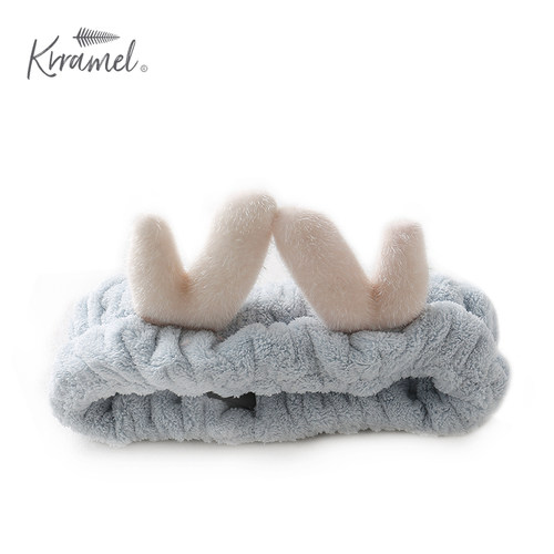 KRRAMEL可爱减年龄鹿角发带