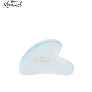 KRRAMEL刮痧板加厚蛋白石爱心脸部刮痧板生日礼物女生小众高级感