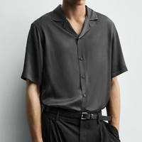 Cabinet 299! Men's 2026 new Summer Style personalized Casual drape Loose shirt 4423209 thumbnail 6
