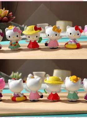 新款helloKT可爱玩偶盲盒手办公仔饰品摆件儿童年节日礼物礼品