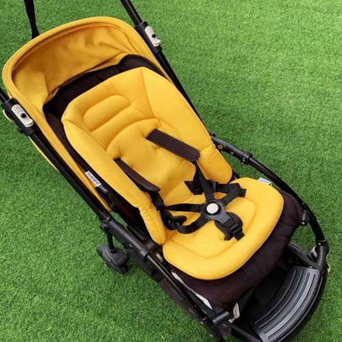 婴儿推车通用厚坐垫棉垫子3D护脊