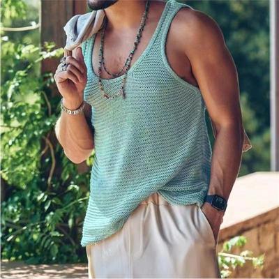 Sleevelessmen'ssolid