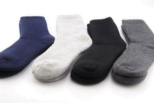 super thick rabbit woolen socks for men women in winter