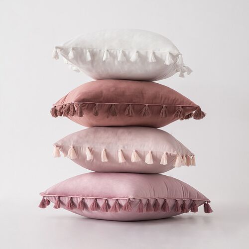 Pink Grey Yellow Navy Green Blue Beige Cushion Cover 抱枕套