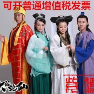 古装白蛇传白娘子白素贞许仙小青法海演出服道具头饰服装假发团购