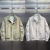 2026春秋简约高档立领夹克外套男潮流时尚 设计感百搭防风休闲上衣