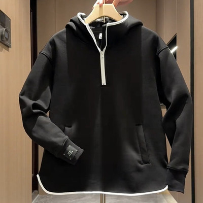 慵懒风加绒加厚卫衣连帽