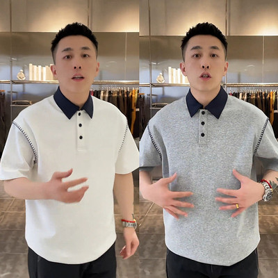 简约高级感百搭透气polo衫短袖