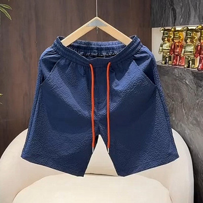 潮流泡泡纱肌理感透气休闲短裤