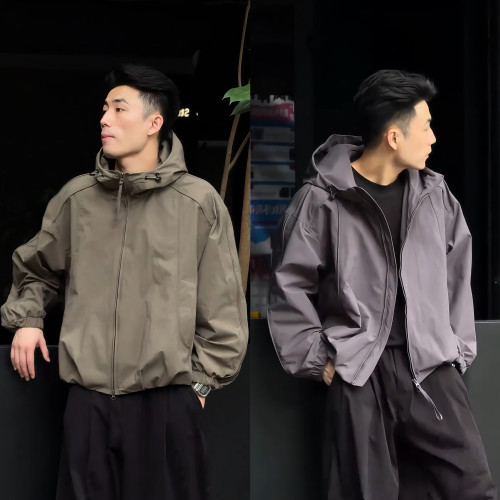 美式户外工装三防冲锋衣外套时尚
