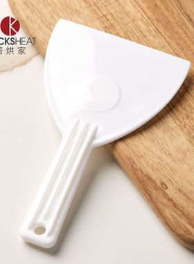 面团铲带手柄塑料胶刮板三角形切面刀烘焙工具食品级面团面包铲