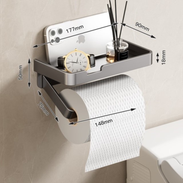 放置纸巾专用防水卷纸厕卫生间收纳盒纸盒挂壁湿巾厕所学生置物