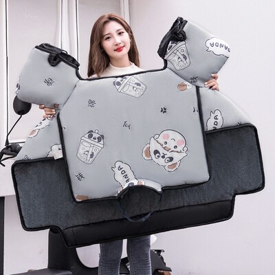 冬被双面小型四季冬天防寒新款电瓶车挡风防水电动车通用摩托冬季