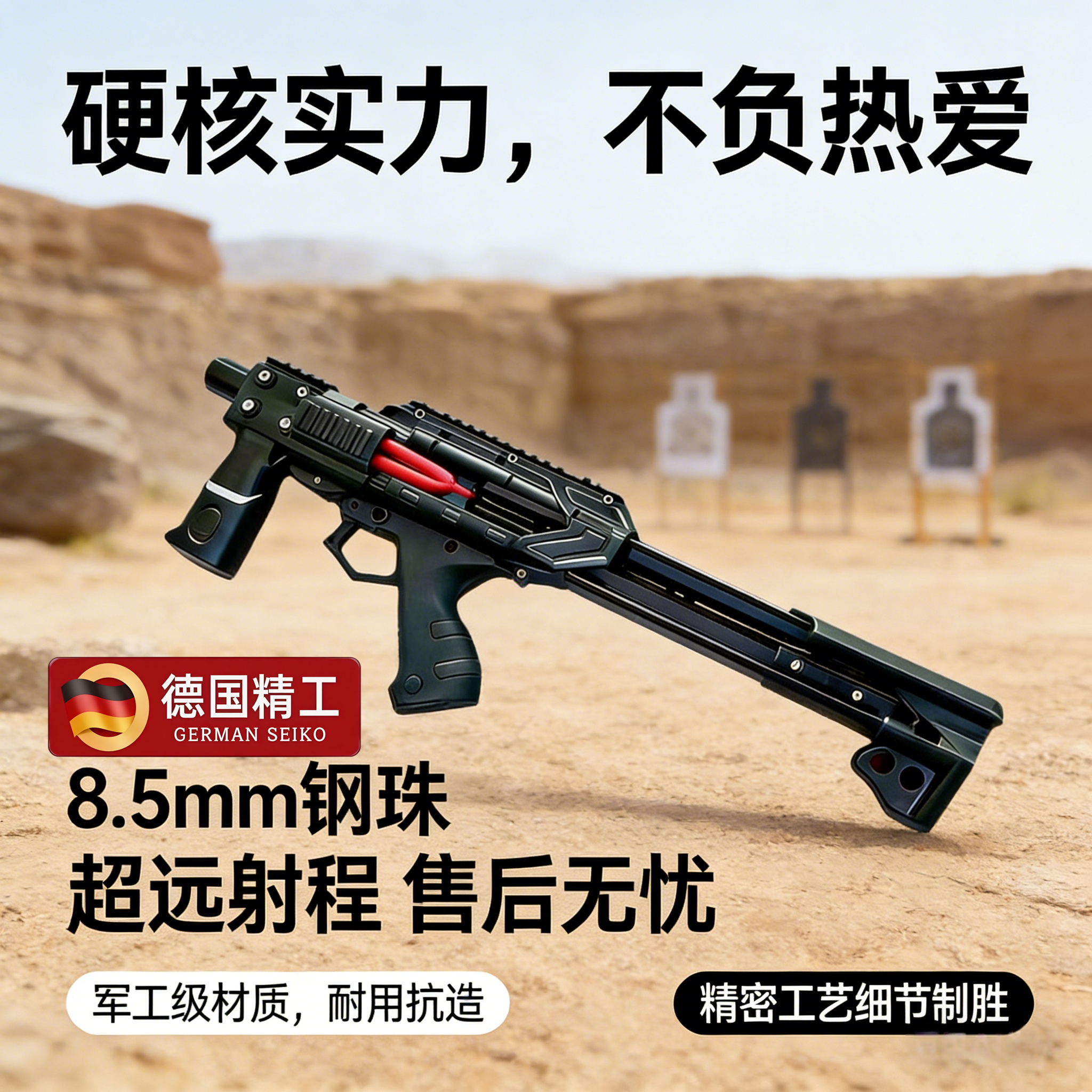 成年人专用弹弓2026新款制裁雷神连发复合弓大威力高精度精准钢珠