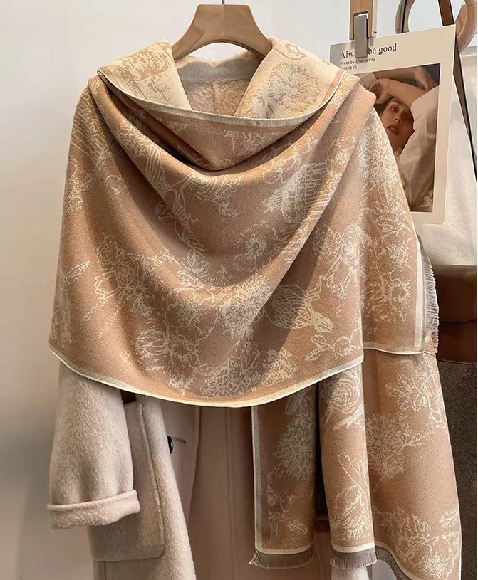 秋冬围巾森林系妈妈礼物礼盒装