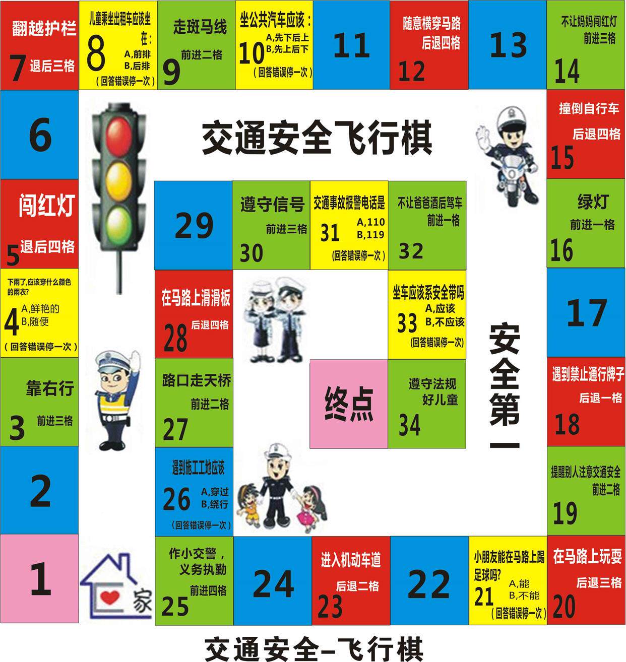 儿童险闯关大冒险棋富翁游戏探棋幼宝儿园飞行棋寻棋类棋益智教学