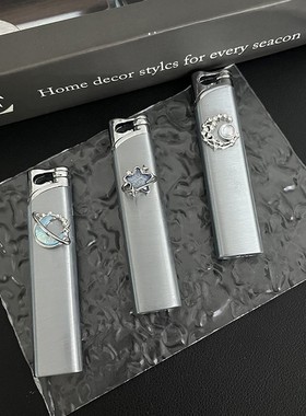 前任原创手作打火机金属机身十字架质感送礼物ins充气送男友礼物