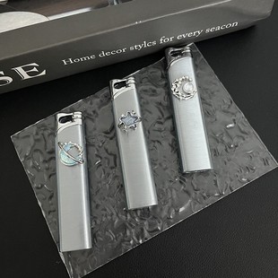 前任原创手作打火机金属机身十字架质感送礼物ins充气送男友礼物