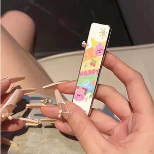 卡通小海狸充电静音无声打火机小巧便携可爱防风卡通高颜值送男友