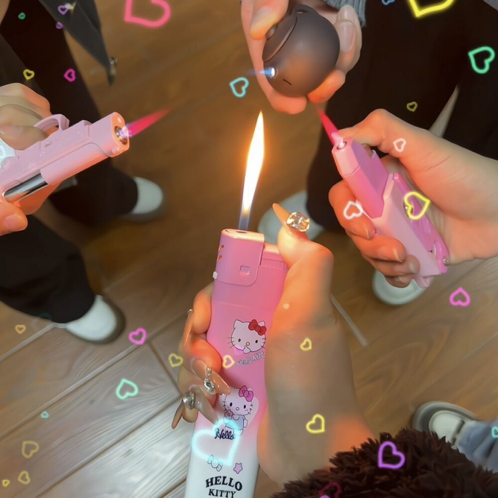 创意奇特奇葩稀奇古怪打火机个性充气防风送男友闺蜜礼物抖音同款