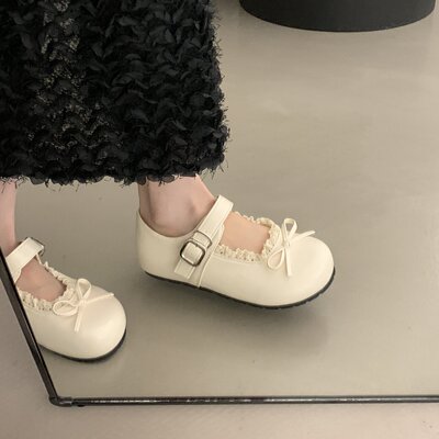 厚底复古玛丽珍单鞋女2026新款夏季女鞋子仙女风配裙子大头小皮鞋
