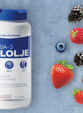 挪威进口Ruis Olimar 海豹油胶囊120粒