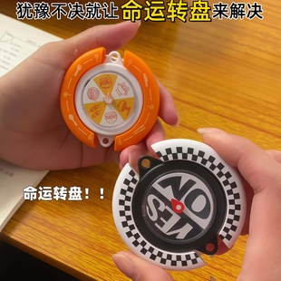 选择题每日命运转盘盲盒yesno蒙题神器解压儿童玩具吃什么困难症6