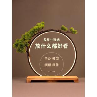 展示架2024新款 红酒瓶架子置物架放酒瓶 桌面家用收纳柜客厅摆件