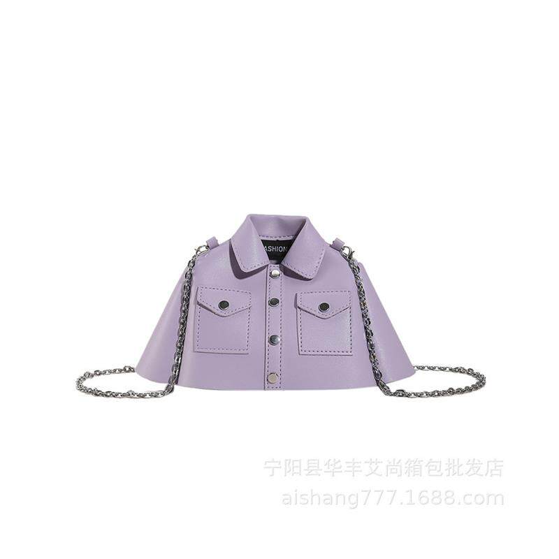 个性设计单肩小包包女新款时尚衬衣包2023夏天简约链条斜挎包