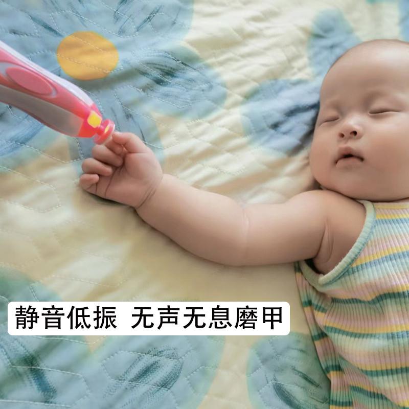 新生婴幼儿磨甲器宝宝指甲刀修指甲打磨器无声静音电动磨甲器
