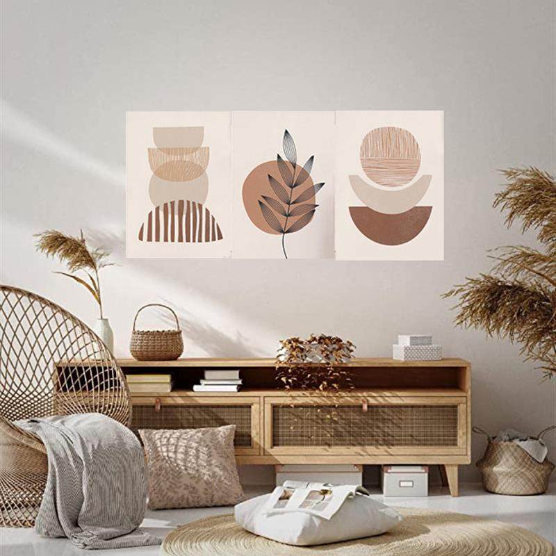 极简主义墙壁艺术帆布画 波西米亚风抽象植物家居装饰挂画 画芯,家居饰品,现代装饰画,淘宝优惠券,粉丝福利购,淘宝优惠卷