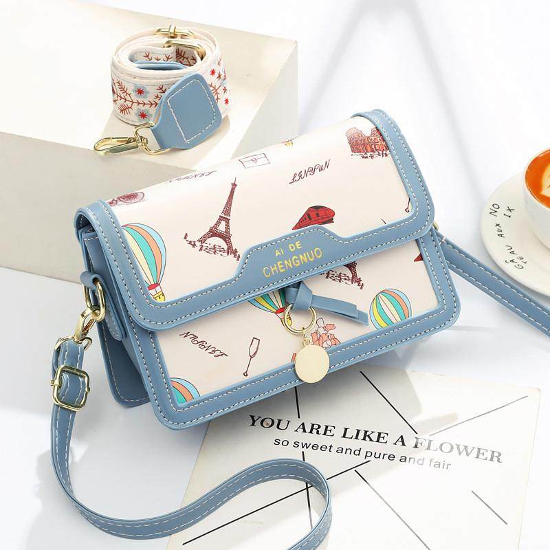 小清新包包女2023新款潮少女日系小方包学生百搭单肩卡通斜挎包潮,箱包皮具/热销女包/男包,通用款女包,淘宝优惠券,粉丝福利购,淘宝优惠卷