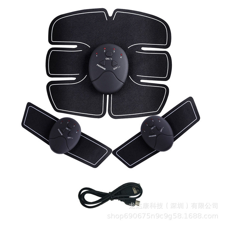 ems黑科技懒人肌肉锻炼腹肌贴 家用美体健身健腹按摩仪按摩器